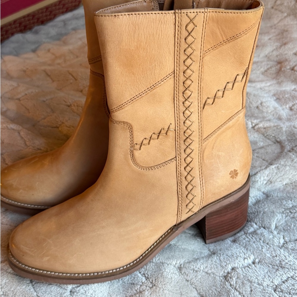 Lucky Brand Tan Leather Boots